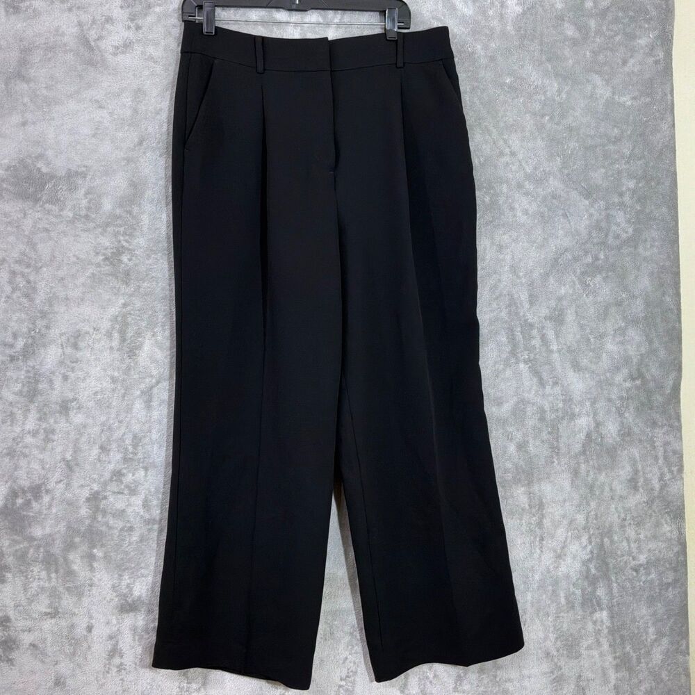 LOFT Petites The Peyton Trouser Pants NWOT women’s 12P Wide Leg Pleated Career